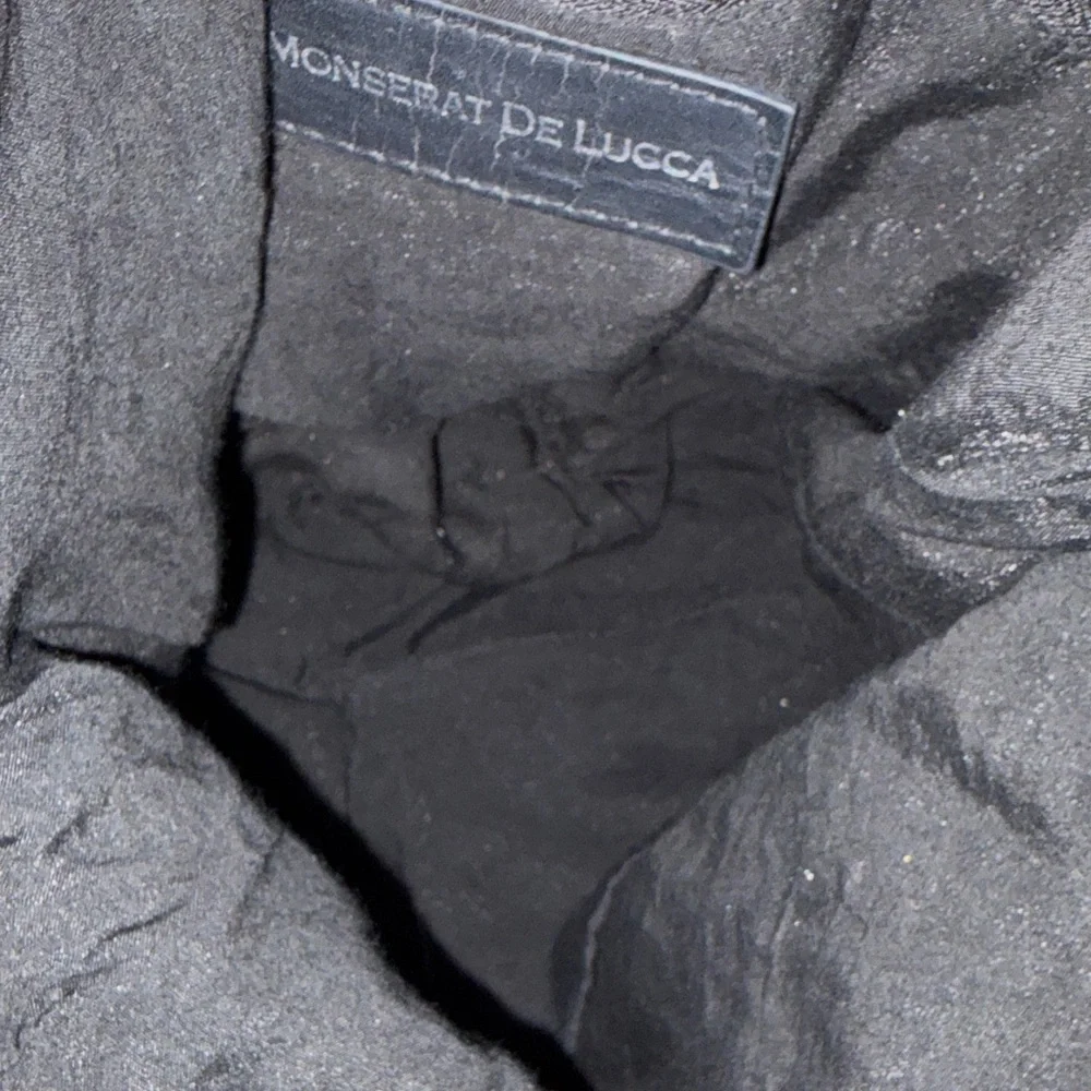 Monserat De Lucca Black Knotted Shoulder Bag - Picture 8 of 13